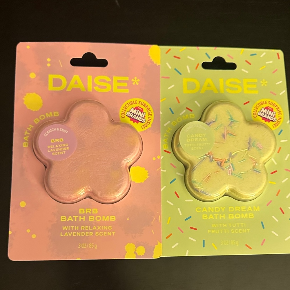 Daise BRB lavender & Candy Dream tutti fruiti Bath Bombs